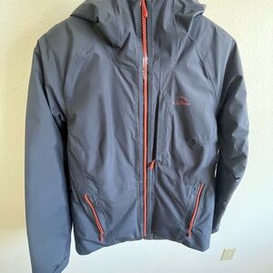 LL Bean Women's Waterproof Ultralight Down Jacket (Carbon Navy)